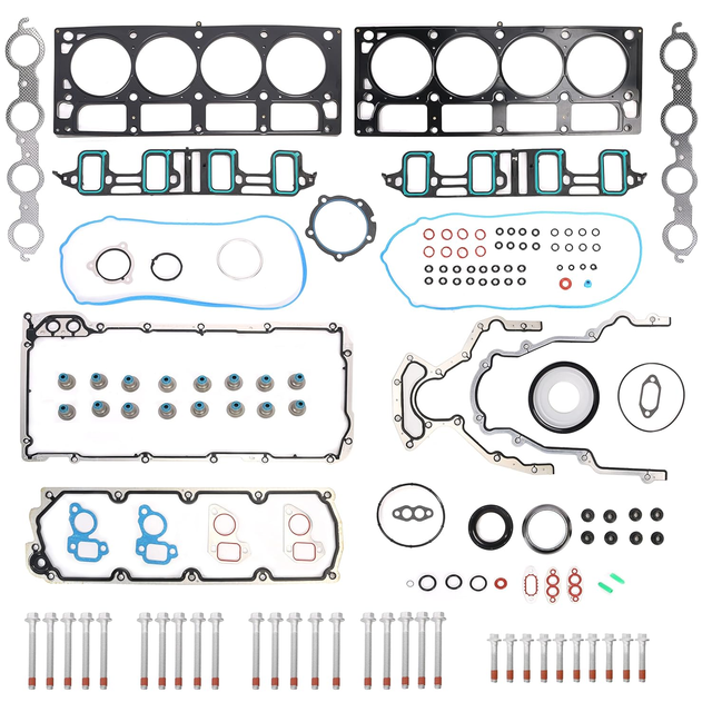 Conjunto de juntas de cabe&ccedil;ote com parafusos GMChevy Express/SiLverado/Suburban/Tahoe,GMC Savana/Sierra/Yukon XL,CadiLLac EscaLade,Hummer H2, 07-11, 6.0/6.2L V8,