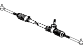 Cremallera de Direcci&oacute;n Asistida TOYOTA 44250-16061 CREMALLERA HIDRAULIC 1987-1990 Toyota Tercel LHD